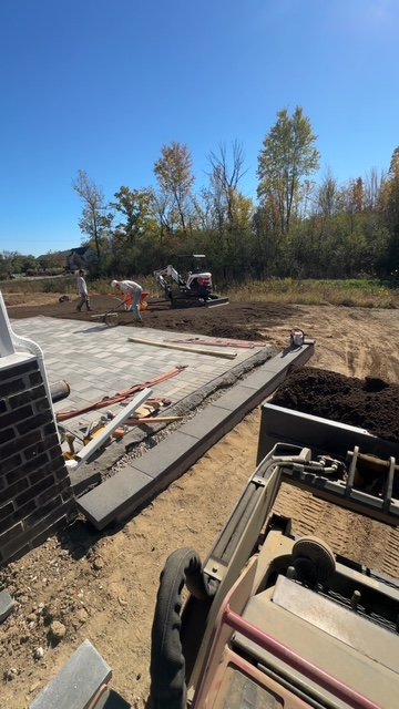 Patio base prep & grading